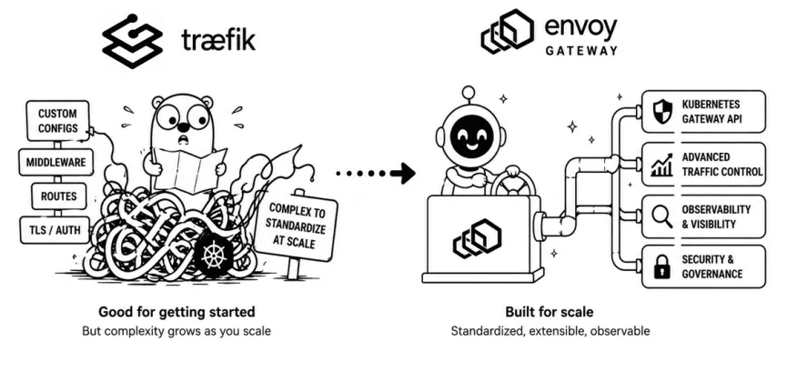 Traefik versus Envoy Gateway cost and performance comparison